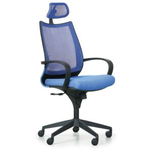 Kancelářská židle FUTURA, modrá/černá
