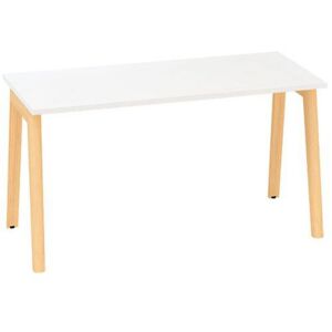 Kancelářský stůl Alfa Root, 140 x 80 x 74,2 cm, bílý