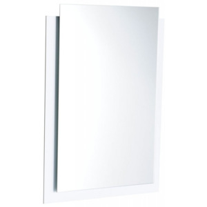 Sapho EMA zrcadlo s přesahem s LED osvětlením 50x70cm, bílá 22456