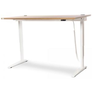 Výškově stavitelný stůl Professional 160 cm, bílá javor
