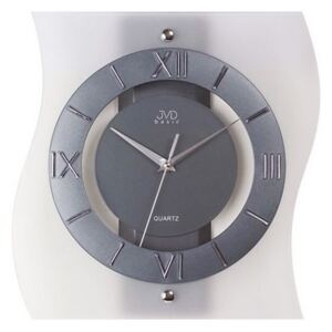 Luxusní designové skleněné hodiny JVD N12