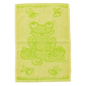 Dětský ručník BEBÉ žabička zelený 30x50 cm