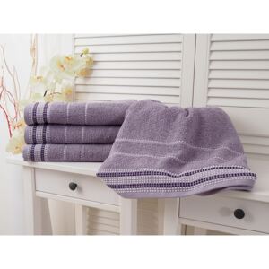 B.E.S. - Petrovice, s.r.o. Bavlněný froté ručník 50x90 Barbara - Lavender Grey