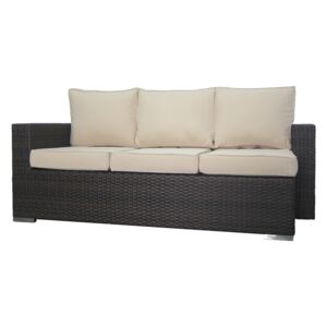 Umělý ratan zahradní 3-sofa Daylight mocca/krém