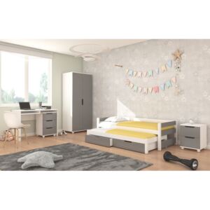 Moderní dětský nábytek Lerwick - šedý