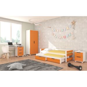 Oranžový dětský pokoj nábytek Lerwick