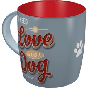 Nostalgic Art Hrnek - All You Need is Love and a Dog 330 ml