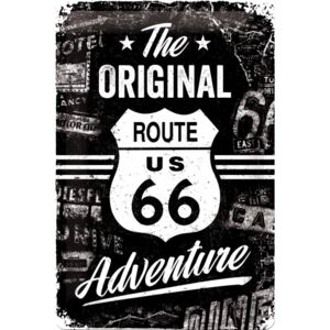 Nostalgic Art Plechová cedule - Route 66 (The Original Adventure) 30x20 cm