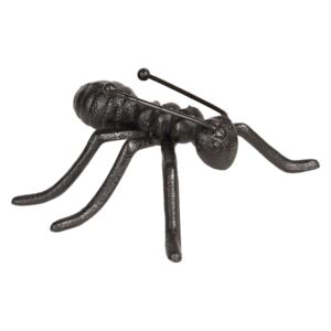 Hnědá litinová dekorace mravenec - 16*10*16 cm