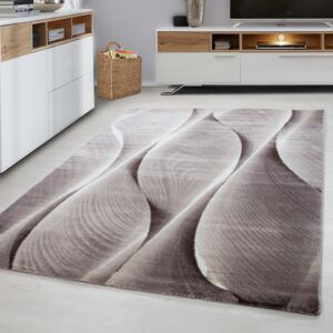 Ayyildiz Kusový koberec moderní Parma 9310 hnědý abstrakce 120x170 cm