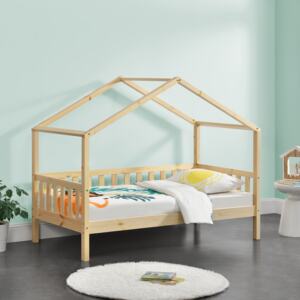 [en.casa] Dětská postel AAKB-8751 80x160 cm borovice