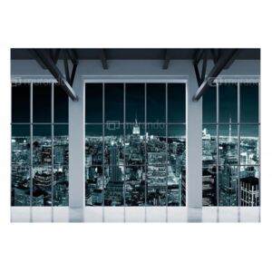Murando DeLuxe Fototapeta New York za okny 150x105 cm