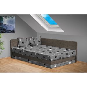 Levná postel Robin 120x200 cm Barva: šedá