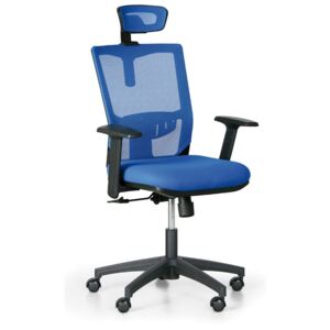 B2B Partner Kancelářská židle UNO, modrá/černá + Záruka 7 let