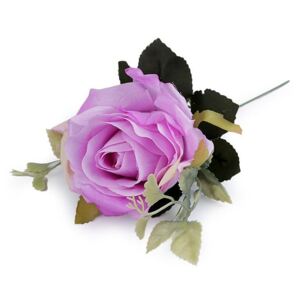 Umělá růže - 5 fialová sv. Stoklasa
