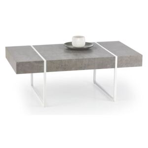 Halmar Konferenční stolek TIFFANY, beton/bílý