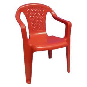 Dětská židle, červená