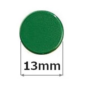 Sada magnetů průměr 13mm, zelené, 10ks