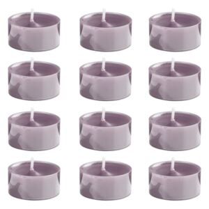 Butlers COULEURS Čajová svíčka set 12 ks - pastelově fialová