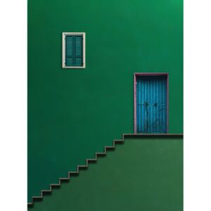Umělecká fotografie Blue Door, Alfonso Novillo