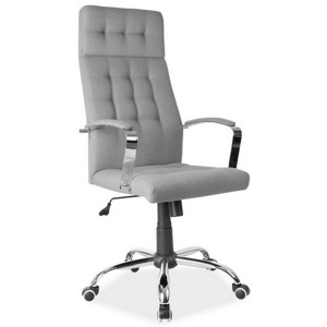 Kancelářská židle MONEY, 119-129x70x49x46-56, šedá