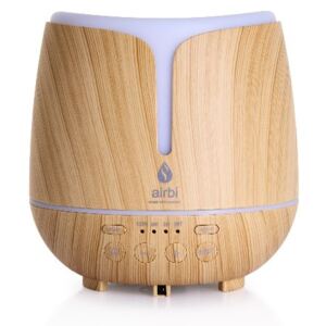 Ultrazvukový Aroma Difuzér Air Sonic 300ml světlé dřevo, LED osvětlení, Intervalový režim, Bluetooth reproduktor na přehrávání hudby, Dálkové ovládání