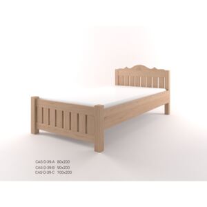 Stylová postel - jednolůžko CASTELLO D39 - DUB