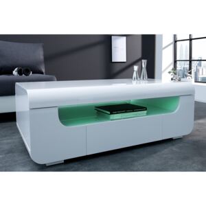 Konferenční stolek CUBE AMBIENT – 120 cm – bílá
