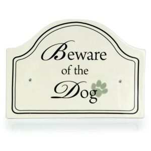 Keramická výstražná cedulka Beware of the Dog 25X18X1 Designed by Lotte 796200