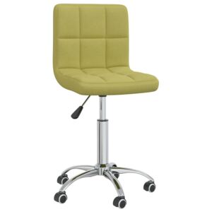Otočná kancelářská židle zelená textil