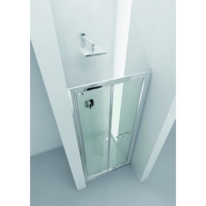 Olsen Spa sprchové dveře ARES - 86-94 x 190cm, Hliník bílý, Cincilla BL852401215