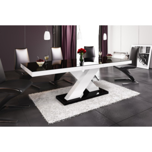 Hubertus Jídelní stůl XENON Barva nábytku: Černo/bílý lesk