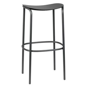 Barová židle Trick antracitová, 75 cm, kov