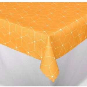 Forbyt Ubrus s nešpinivou úpravou, Aneta, oranžový 140 x 180 cm Velikost: 140 x 180 cm