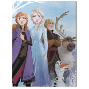 Obraz na plátně Ledové království 2 (Frozen) - Stronger Together, (60 x 80 cm)
