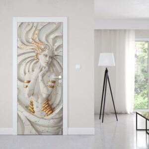 GLIX Fototapeta na dveře - 3D Classical Woman Swirls + lepidlo ZDARMA