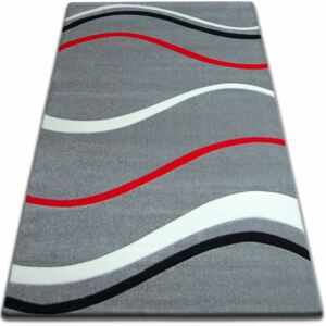 Kusový koberec FOCUS Tide šedo-červený 120x170