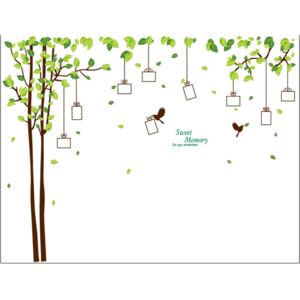 Živá Zeď Samolepka Dárkový strom vzpomínek - 2 barvy Barva: Hnědý