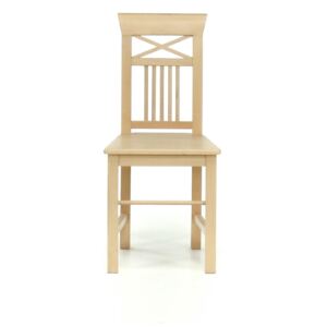 Rustikální židle v bílém vosku
