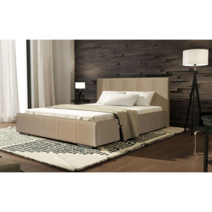 Čalouněná manželská postel v béžové barvě 160x200 KN520