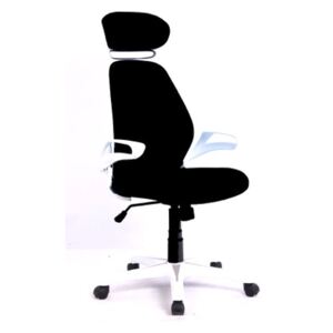 Kancelářská otočná židle GALLA — látka, více barev Černá