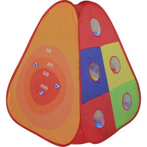 KNORRTOYS Dětský hrací stan Bullseye s míčky 30ks + 3 lepící míčky