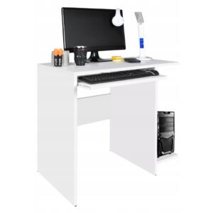 ISO Stůl na PC Modern, 80x50x75cm, bílá, 8701
