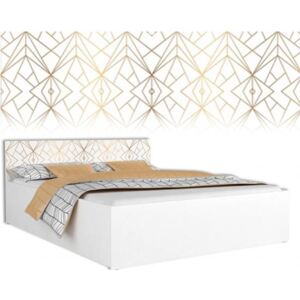 Manželská postel PANAMA 180x200 s potiskem Vzory PANAMA: Vzor 1
