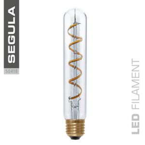 SEGULA LED Tube 185 Spirale 8W (25W) / E27 / 250lm / 2200K / stmívatelné / B (50418-S) - Segula LED žárovka 50418 230 V, E27, 8 W = 25 W, teplá bílá, B (A++ - E), vlákno, stmívatelná