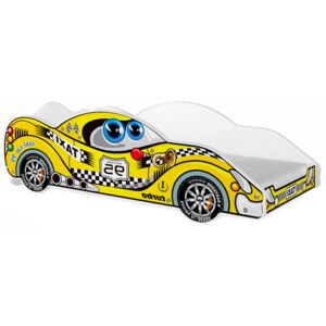 Dětská postel auto DANNY 180x90 cm - žlutá (5)