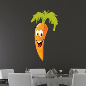 Samolepka na zeď SABLO - Mrkev 32x60 cm
