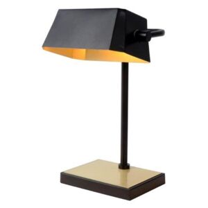 Lucide 45581/01/30 LANCE stolní svítidlo / lampa E27 / 40W černá / mosaz