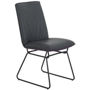 Jídelní židle Henrieta, šedá/fialová