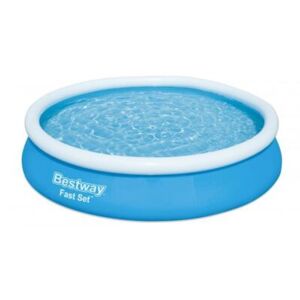 Bestway 57274 Nadzemní bazén kruhový Fast Set, kartušová filtrace, průměr 3,66m, výška 76cm